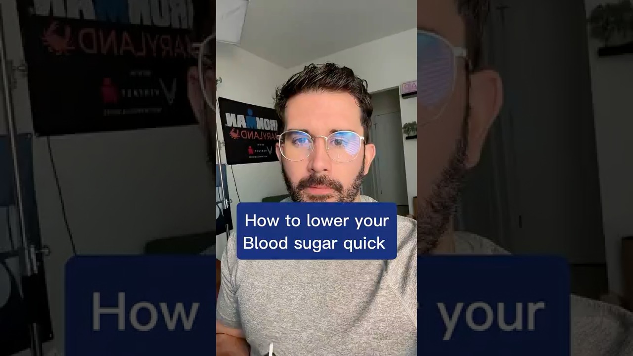 How to lower your blood sugar quick