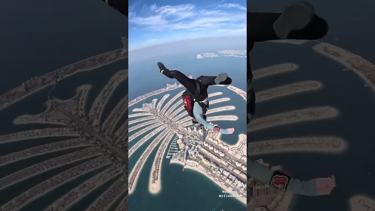 Experience Freefall Skydiving πͺ over Palm Jumeirah