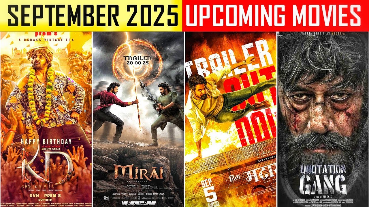 September  2025 - Top 15 Upcoming Indian Movies You Can't Miss | Top 15 Upcoming Movies In September