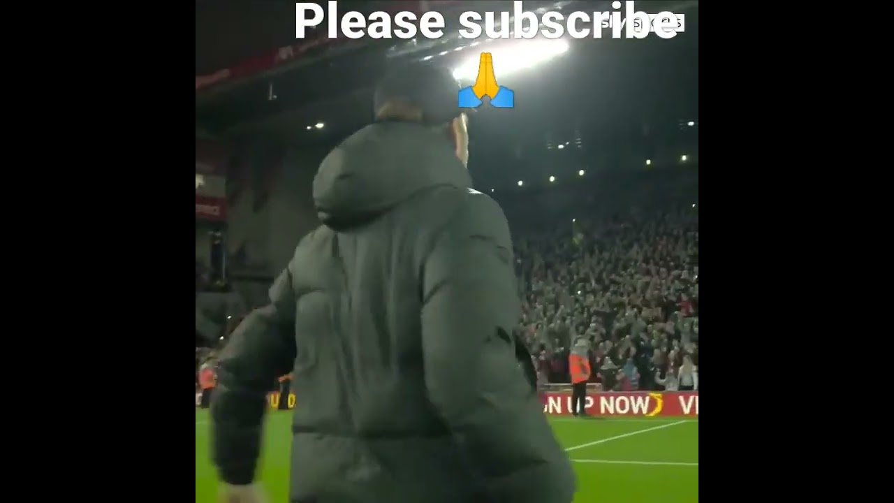 Klopp's New Celebration with LFC Fans 🔥