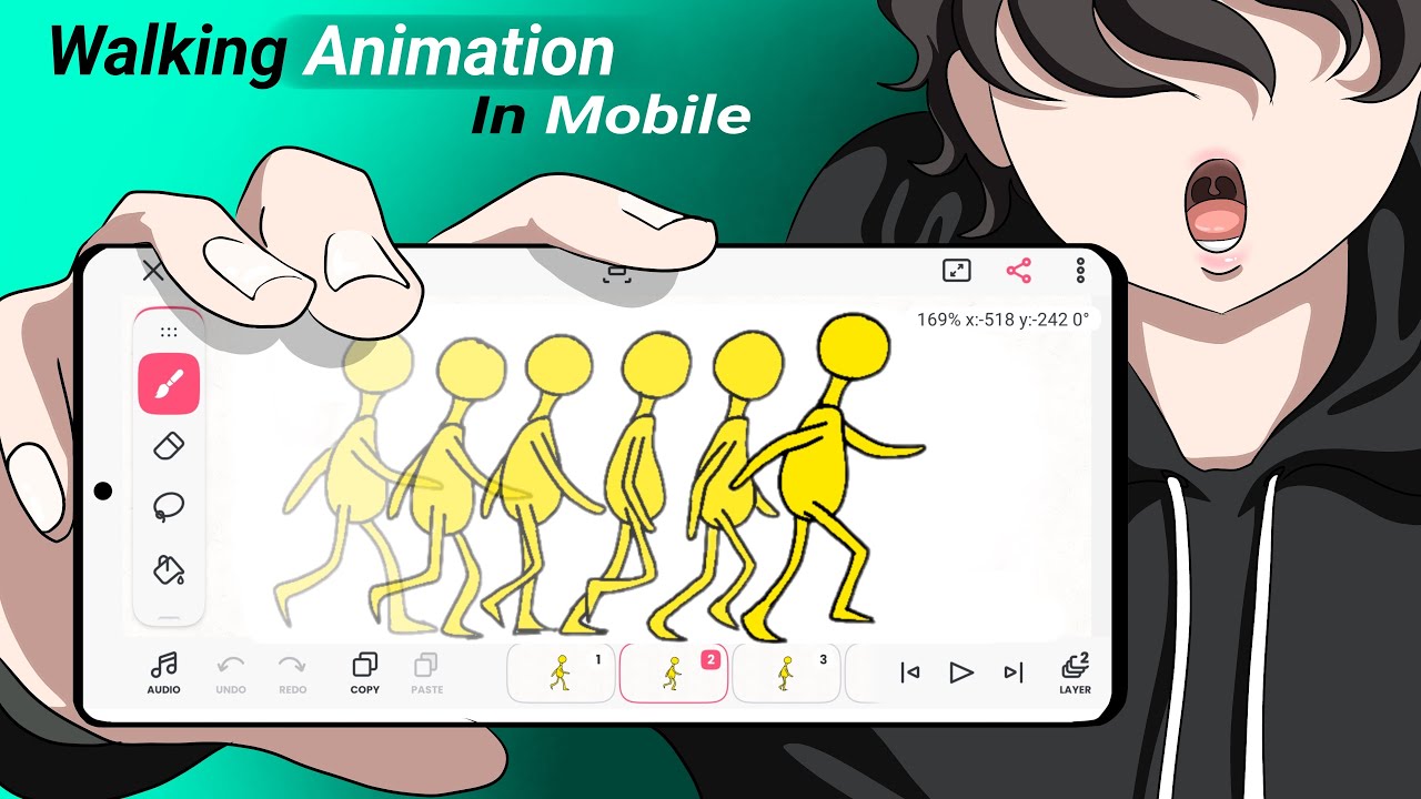 Mobile Walk Cycle Animation Tutorial for Beginners