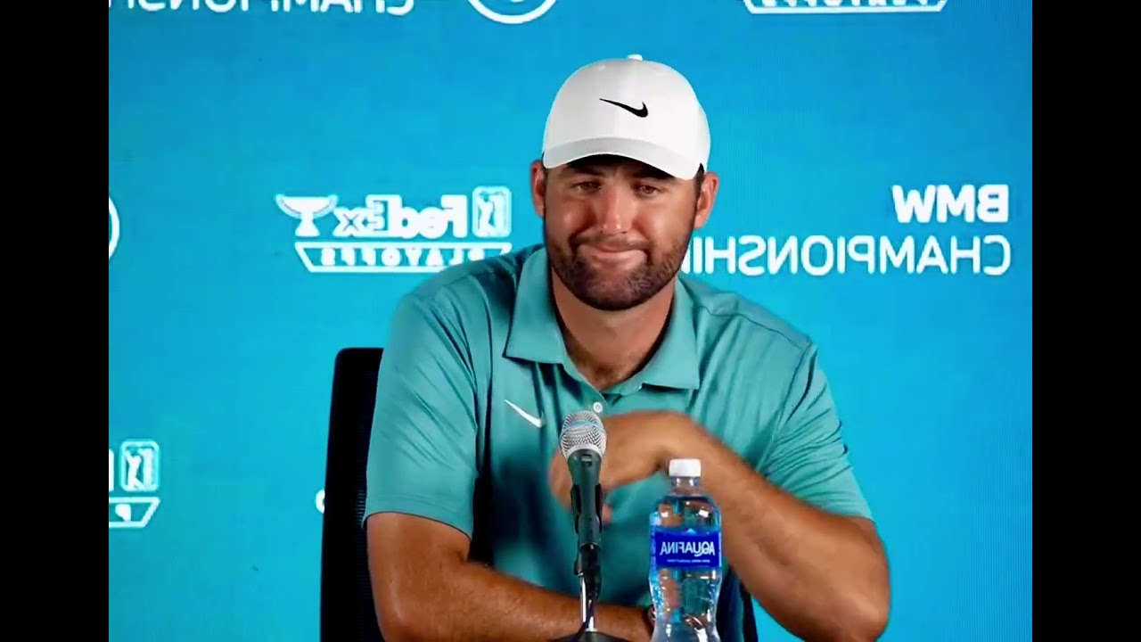 Scottie Scheffler Celebrates Victory at the 2025 BMW Championship | FedEx Cup Playoffs Press Conference