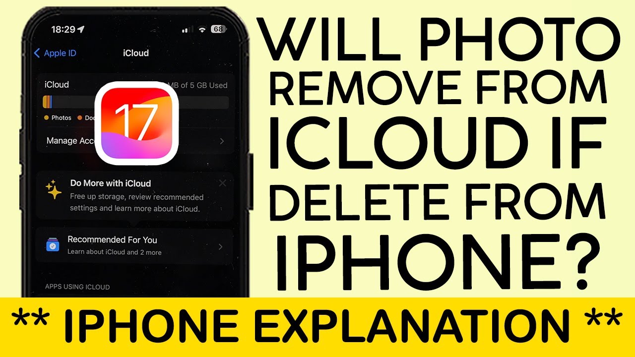 If I Delete Photo From iPhone Will It Delete on iCloud? (2024)