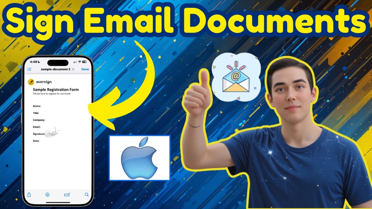 Easily Sign Email Documents on Your iPhone 📱 – Step-by-Step Guide