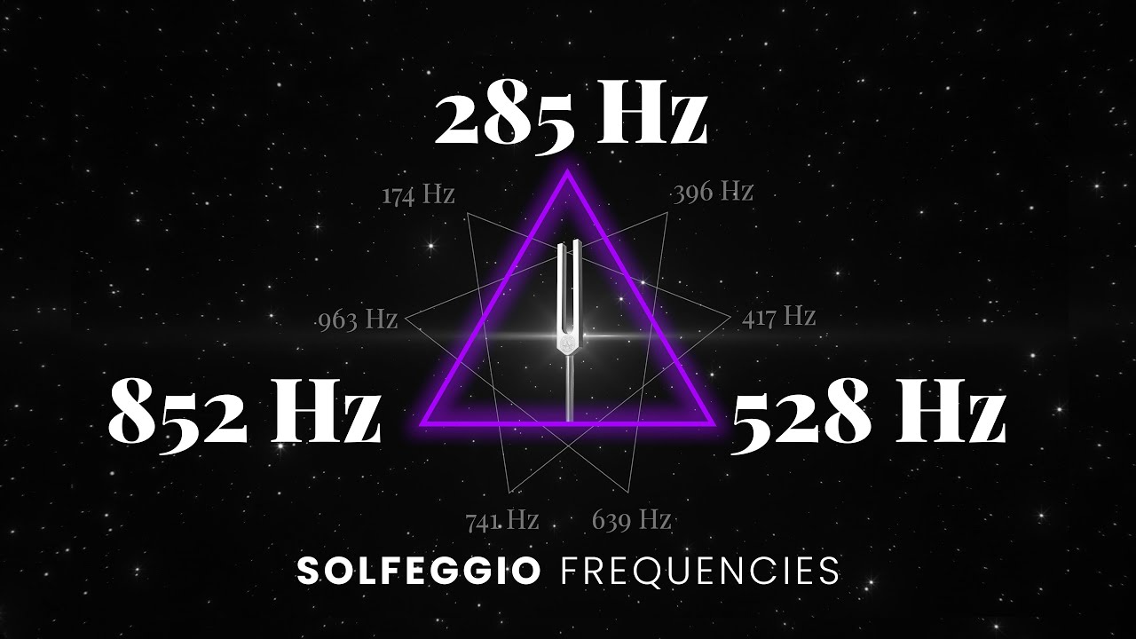 285Hz + 528Hz + 852Hz Triple Solfeggio Frequency Healing | Body, Love & Intuition | Tuning Forks