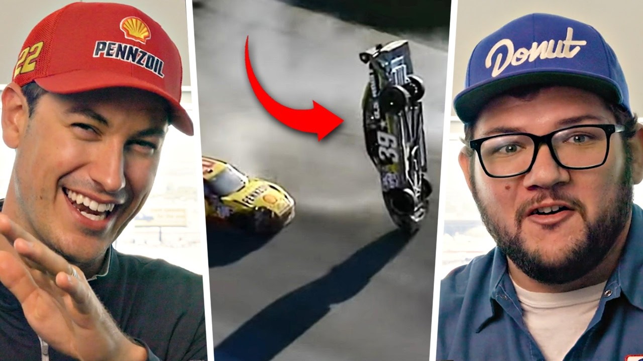 Joey Logano Analyzes Shocking NASCAR Racing Moments 🚗