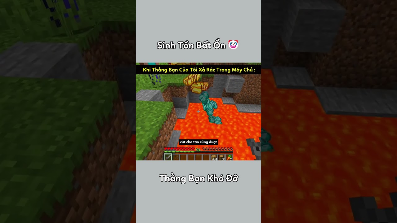 Sinh Tồn Bất Ổn 🤡 - Tập 1778 | Thách Thức Minecraft Hài Hước #shorts