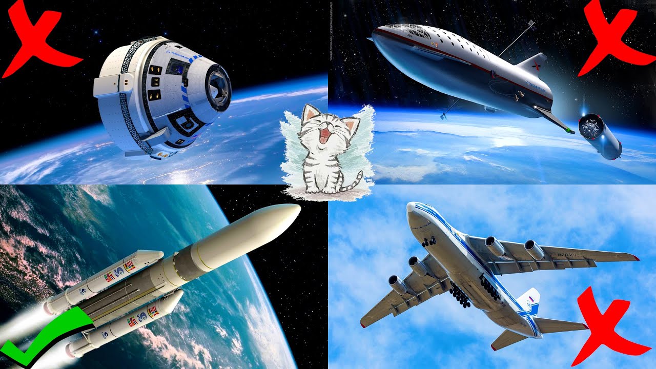 Космический и воздушный транспорт для детей 🚀