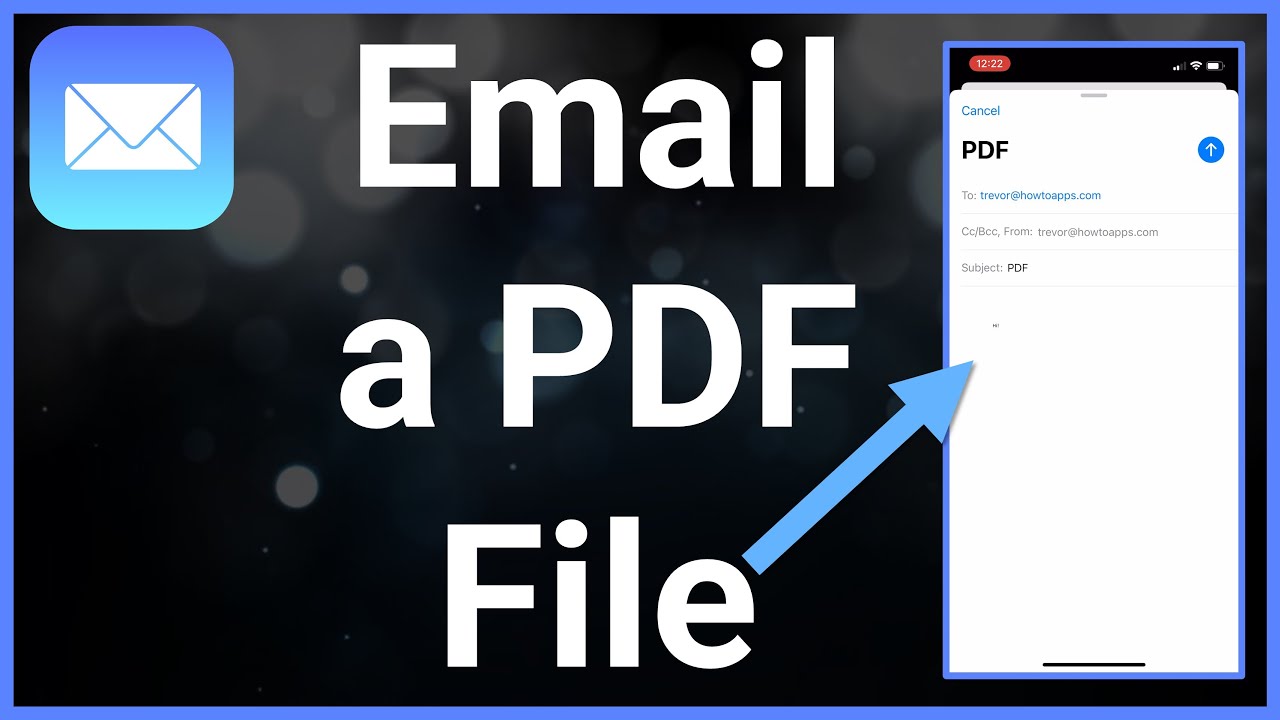 How to Send a PDF via Email on iPhone