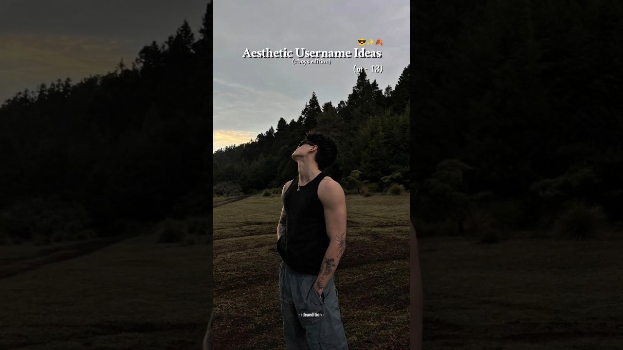 Top Aesthetic & Cool Username Ideas for Boys ✨