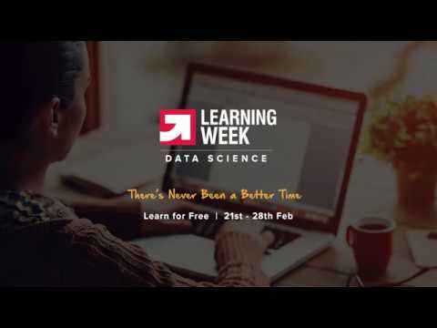 UpGrad Data Science Learning Week 🌐