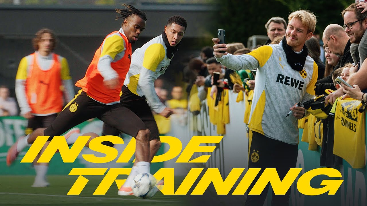 Goals and Autographs at Open Training Session | Inside Training