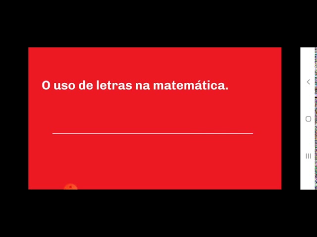 Aula 28: Uso de Letras na Matemática — Diferenças entre Aritmética e Álgebra 🧮