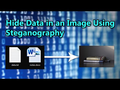 How to hide data in an image using steganography
