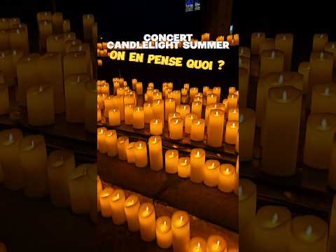 Découverte du Concert Candlelight Summer : Hommage à Hans Zimmer ! 🎻 #fever #hanszimmer #candlelight
