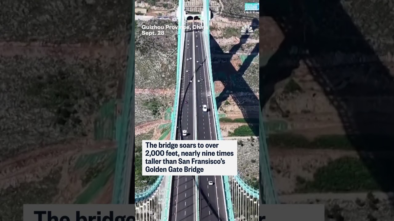 China Opens World's Tallest Bridge π