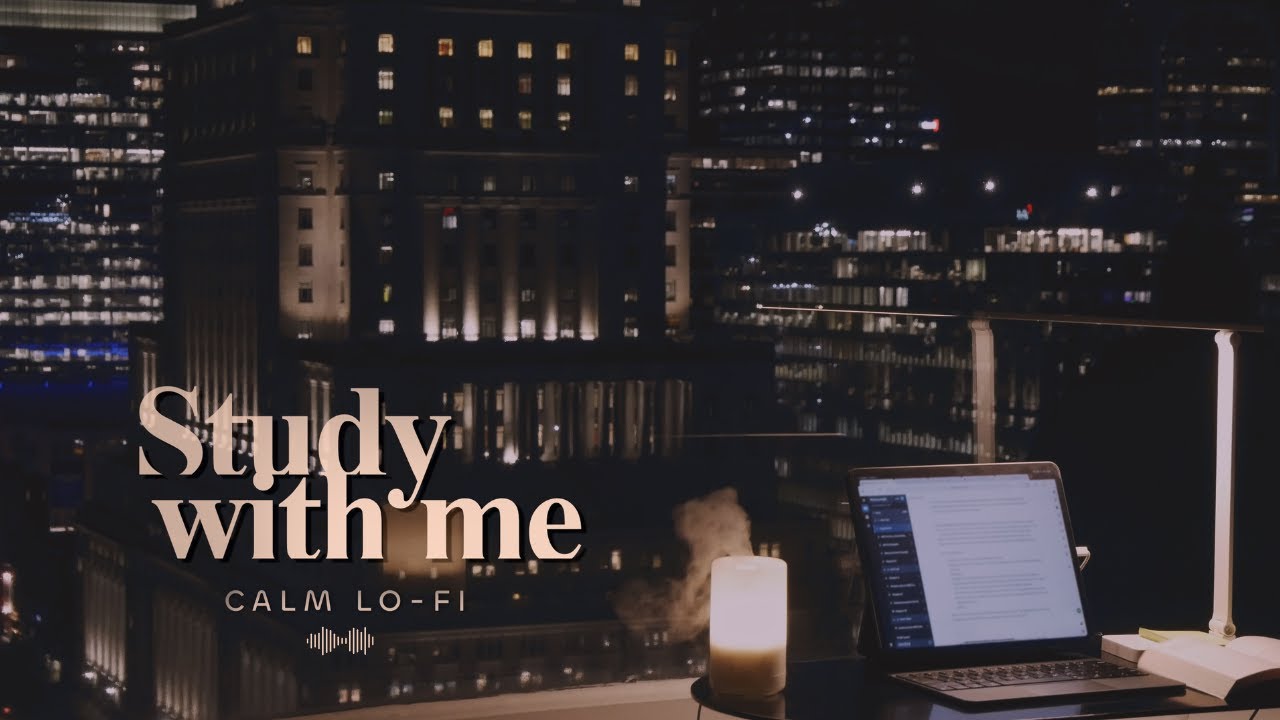 3-Hour Focus Study Session with Calm Lo-Fi Music 🎵 | Late Night Pomodoro (50-10) Timer