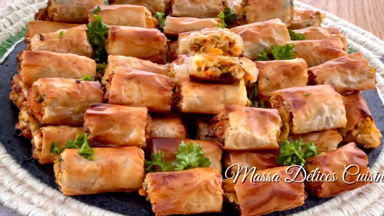 Délicieuses Bouchées au Four à la Pâte Phyllo – Croustillantes et Faciles à Préparer 😋