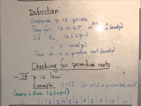 Primitive Roots Method 2