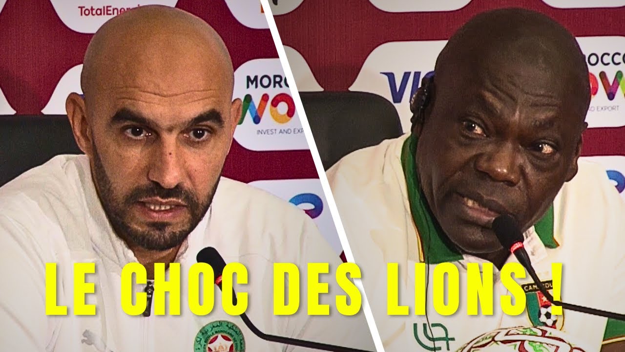 CAN 2025 : Regragui et Pagou annoncent Maroc-Cameroun