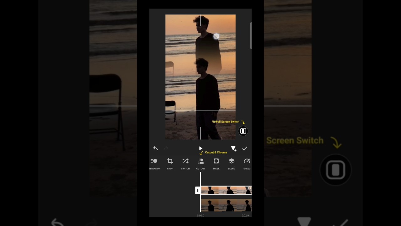 InShot Video Editor Mask Layer Tutorial 🎥
