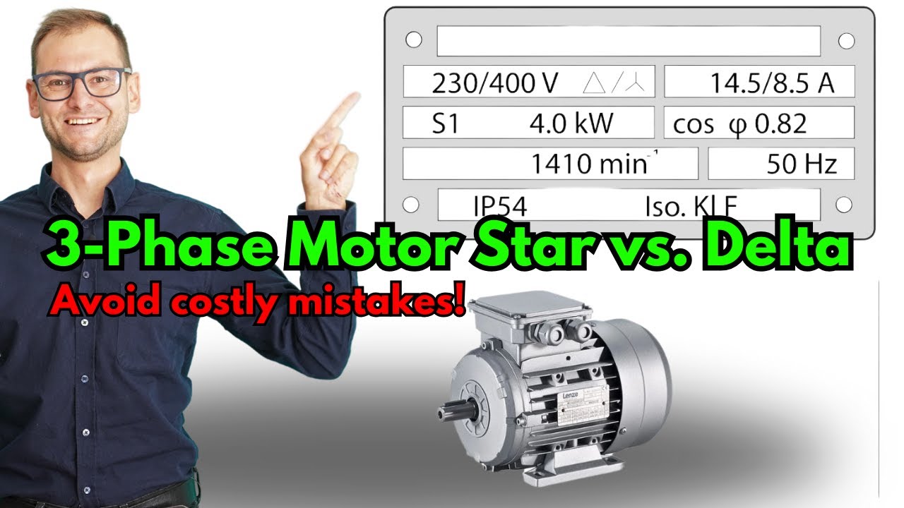 3-Phase Motor Connection: Star vs. Delta Explained
