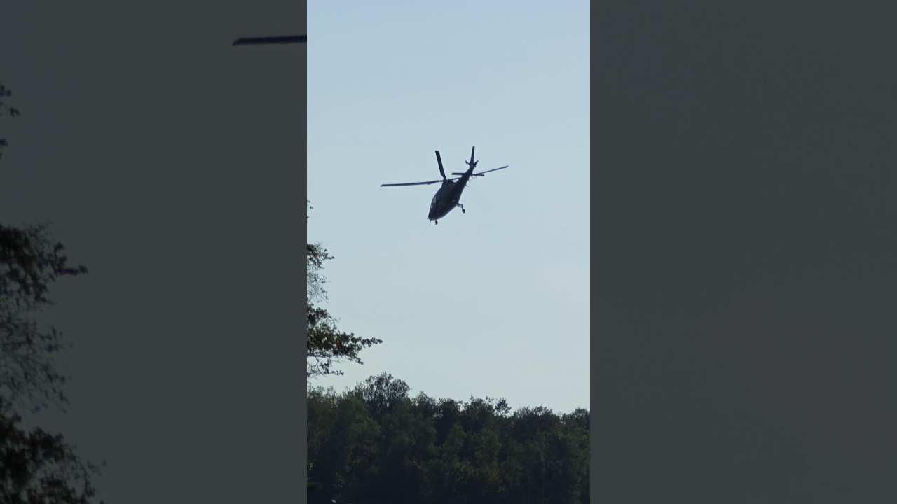 Agusta A109BAI of the Belgian Air Force Takes Off at Kleine Brogel Air Base ✈️
