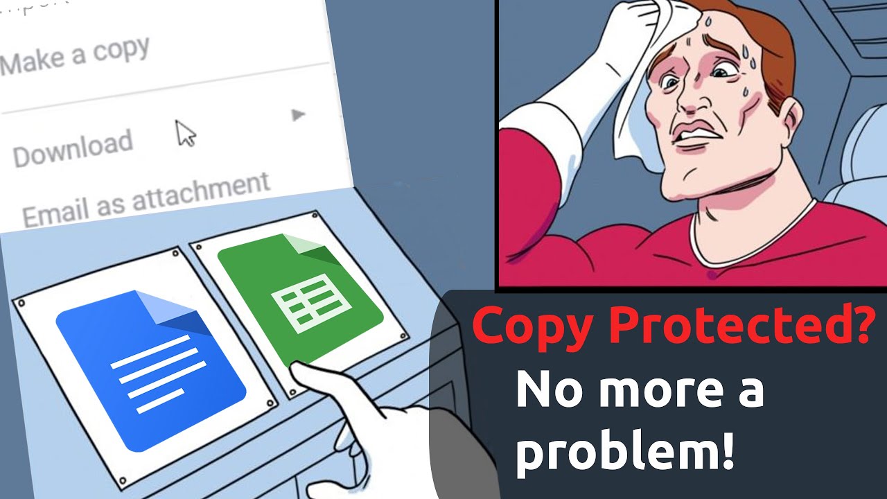 Copy Data from Protected Google Sheets/Docs 🔒