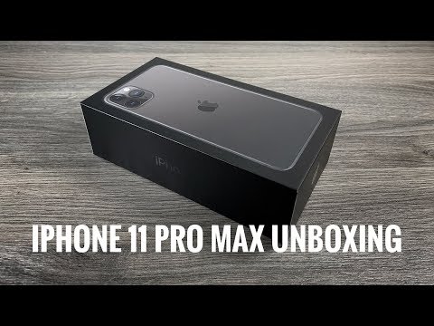 iPhone 11 Pro Max Space Grey Unboxing & Setup