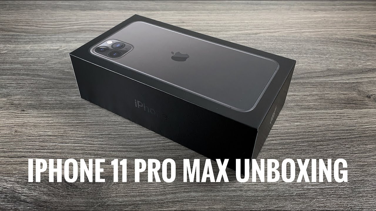 iPhone 11 Pro Max Space Grey 512 GB Unboxing and Setup Guide