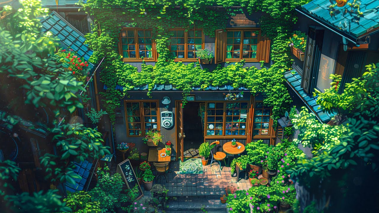 Ghibli Coffee Shop ☕️ Lofi Chill & Study Music