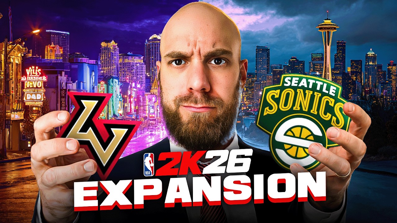 Je deviens propriétaire des Seattle SuperSonics .. et de Las Vegas ! (NBA2K26 Expansion)