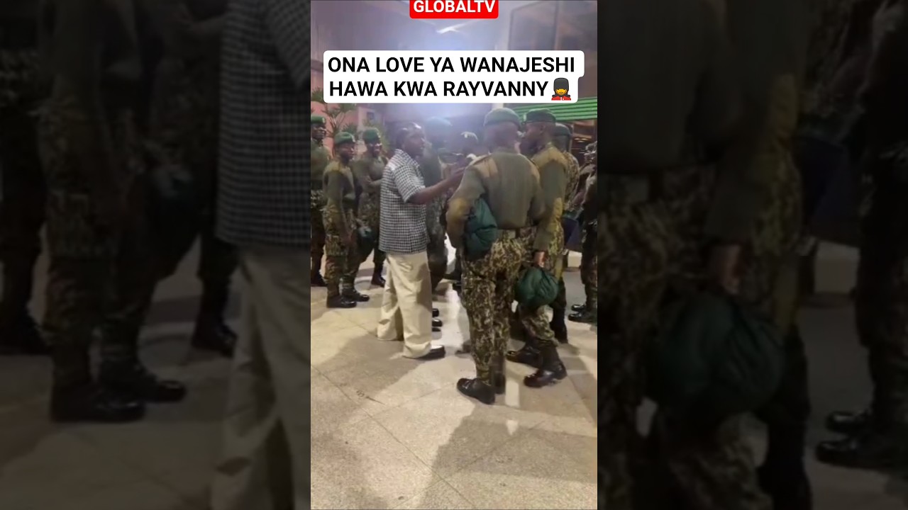 ONA LOVE YA WANAJESHI HAWA KWA RAYVANNY💂‍♀️ #shortsviral #globaltv #rayvanny