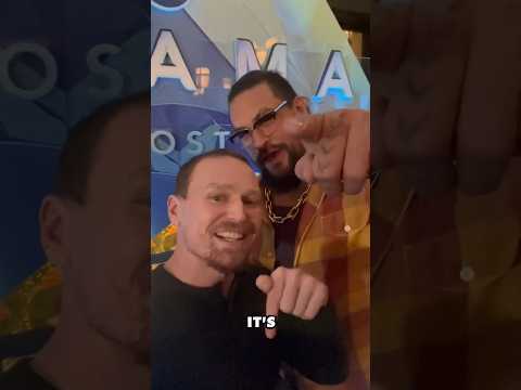 Jason Momoa on Atlantean Vs Irish Guinness (Aquaman 2 / DC Comics)