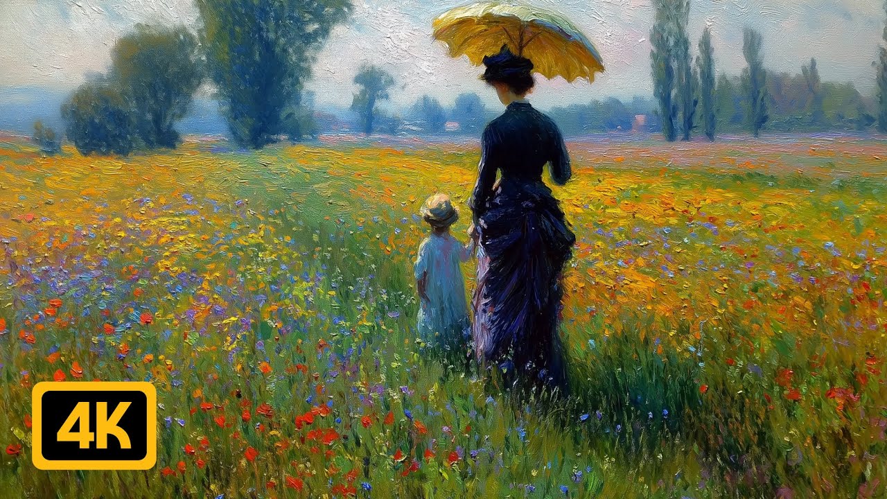 Blooming Visual Poem | A Monet Reverie 🎨