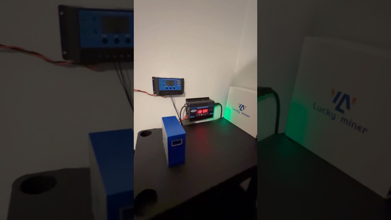 Mining Bitcoin Block with Lucky Miner LV07 ⚡️