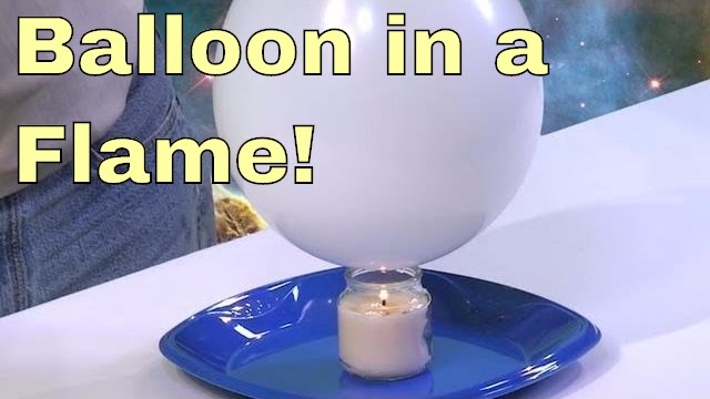 Balloon in Candle Flame: Fun Physics Experiment🔥