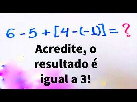 🚨 SOS MATEMÁTICA BÁSICA ✅ ACREDITE, O RESULTADO É IGUAL A 3!