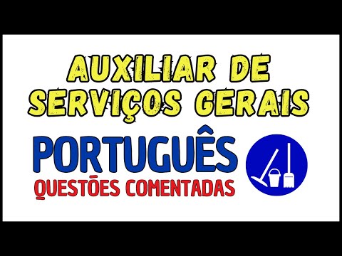 🔥 AUXILIAR DE SERVIÇOS GERAIS | SIMULADO DE PORTUGUÊS BÁSICO PARA CONCURSO PÚBLICO