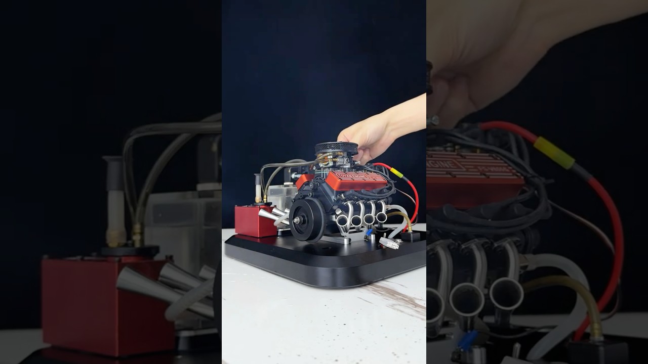 Toyan's New V8 Miniature Engine Model 🚗