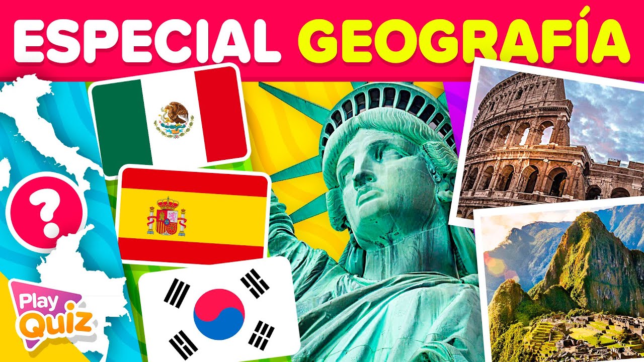 30 Preguntas Esenciales de Geografía para Pruebas y Cultura General