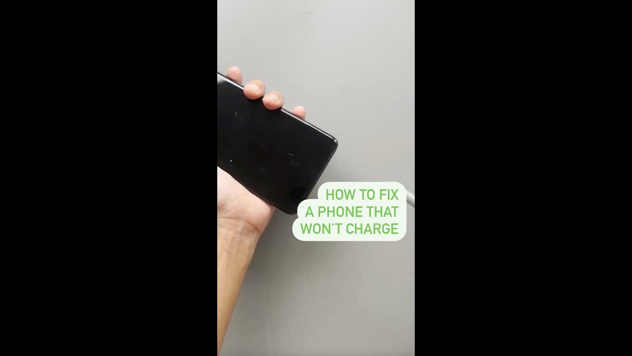 Quick Fix for a Phone That Won’t Charge 🔧