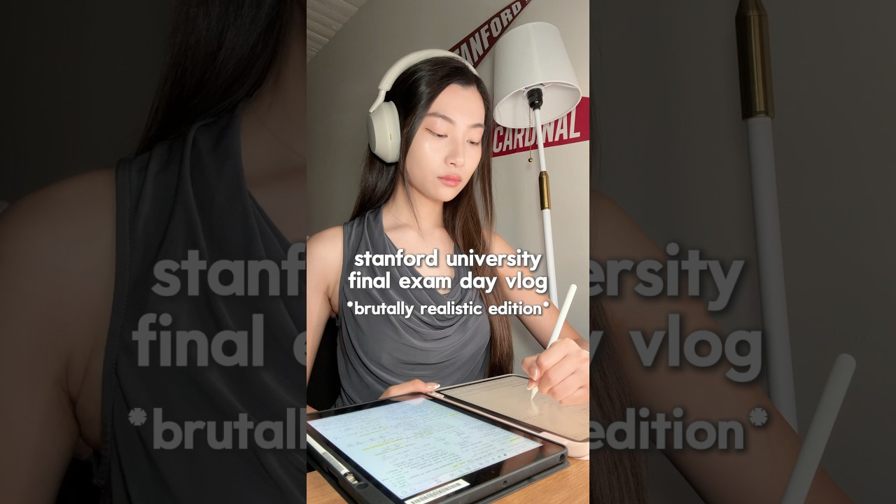 Stanford Final Exam Day Vlog | The Brutally Honest Reality 🫣