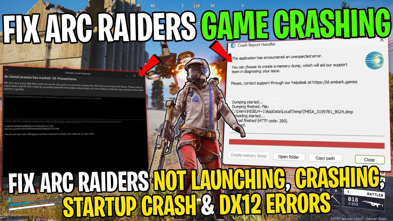 ARC Raiders Crash & Freeze Fix Guide 🛠️