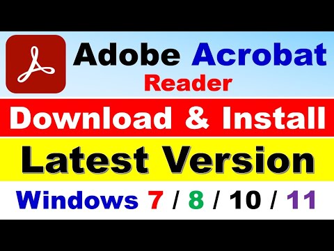 How To Download & Install Adobe Acrobat Reader On Windows 10 | {Hindi}