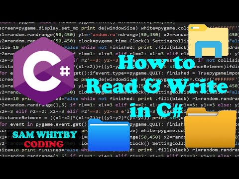 How to Read and Write to a File in C#