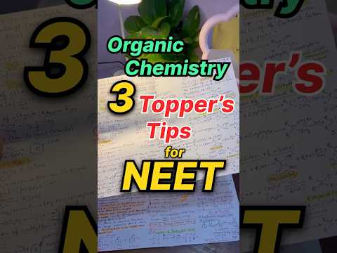 ⚠️*3 Golden🏅 Hacks* for NEET Organic Chemistry| Score 60/60 marks⁉️😱 #neet #mbbs #motivation #shorts