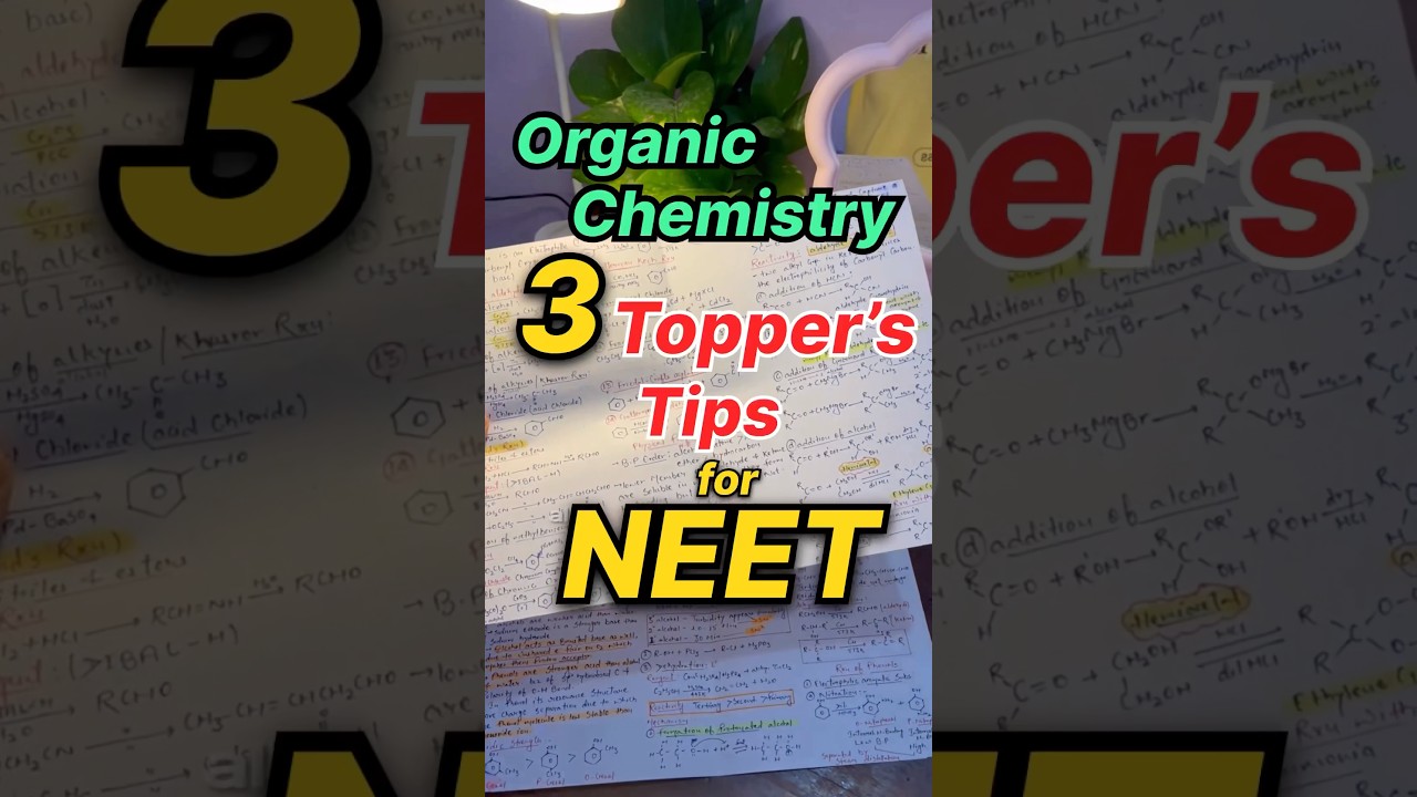 3 Proven Organic Chemistry Hacks to Score Full Marks on NEET 🏆