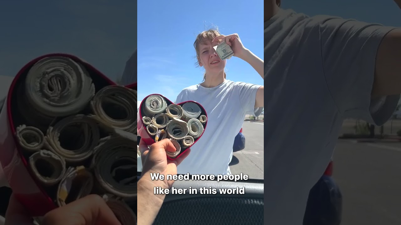 Stranger's Kindness Changes Homeless Mother's Life ❤️ #Shorts