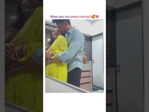 Newly Married 🥰✨🎀 #wife #love #couple